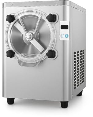 Turbine à Glace Professionnelle 15 L/h – 4,3L Cuve – 1400W – Refroidissement à Air – Minuterie Intégrée – Gaz R290 – Modèle Compact à Poser – 230V
