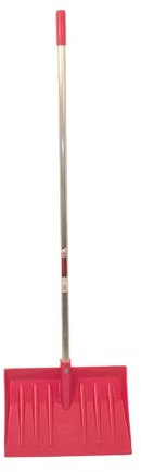 Red Gorilla Multi Shovel with Straight Handle Multi-Purpose Spade Lightweight Tool for Mucking Out Stable Garden Compost or Snow Shovel (Pink)