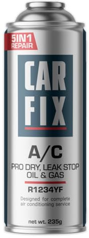 CARFIX, Kältemittel Ersatzgas r1234yf Auto Klimaanlage Nachfüllset - Klimaanlage Wohnmobil - entspricht 660g, 1 Dose, 5in1, 235g,