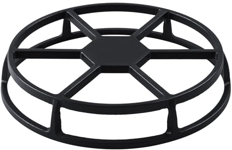 Grillflame Heat Diffuser for Gas Stove 9 Inch Cast Iron Electric Stove Top Heat Diffuser Plate Flame Tamer Range Simmer Plate Slow Cooktop Gas Burner Flame Reducer Restrictor Temperature Control