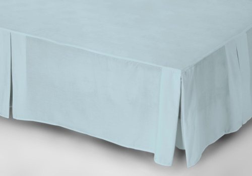 Belledorm Easycare Percale Platform Valance (Double) (Duck Egg Blue)