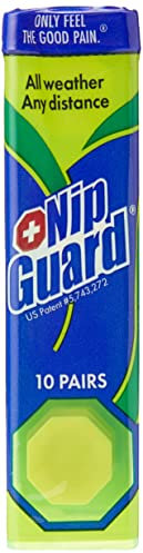 RunGuard Brustwarzenpflaster Nipguards Professionelle Dose mit 10 Paar Pflaster, Green, Einheitsgröße