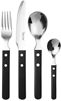 Robert Welch Trattoria Bright, 24 Piece Cutlery Set for 6 People. Made from Stainless Steel. Dishwasher Safe.