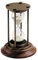 Maritime Sablier, 30 Minutes Sablier en Verre, Sablier, Bronze Et Bois Précieux