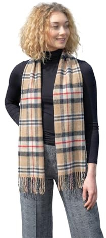 Biddy Murphy Irish 100% Merino Wool Scarf for Women, Long, Soft Brushed Woolen Fiber, Imported