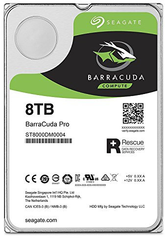 Seagate – Disque dur interne BarraCuda 7200 tr/min SATA3 BarraCuda Pro with récupération des données 8 To