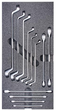 SW-Stahl Werkstattwagensortiment, Doppelringschlüssel, E-Profil, 12-teilig Z3013-37