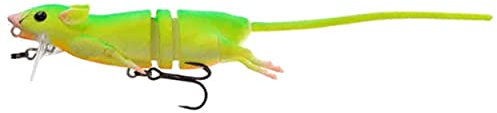 Savage Gear 3D Rad Ratte, Kunstköder im Ratten Design, Rattenimitat, Hechtköder, Angelköder zum Spinnfischen, Ausführung:Ratte komplett 20cm 32g Firetiger