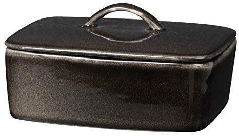 broste Copenhagen Nordic Coal Butterdose, 14cm