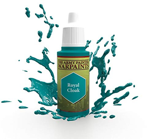 The Army Painter | Warpaint | Royal Cloak | Acrylic Non-Toxic Heavily Pigmented Water Based Paint for Tabletop Roleplaying, Boardgames, and Wargames Miniature Model Painting