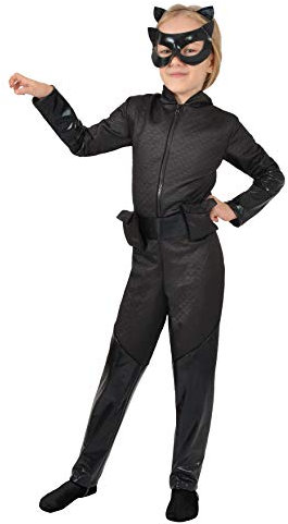 Ciao- Catwoman costume travestimento bambina originale DC Comics (Taglia 10-12 anni)