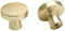 Lontan Brushed Gold Mushroom Drawer Knobs Kitchen Handles Single Hole Cabinet Knobs for Chest of Drawers, 20 Pack, LS5310GD