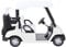 Metall Cart Druckguss Pull Back Action Cart Pullback Fahrzeug Clubs Schreibtisch 1:20 Golf Cart Weiß