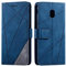 SONWO Case for Galaxy J3 2017 Case, Premium Leather Flip Wallet Case Magnetic Closure Card Slots Kickstand Phone Case for Samsung Galaxy J3 2017, Blue