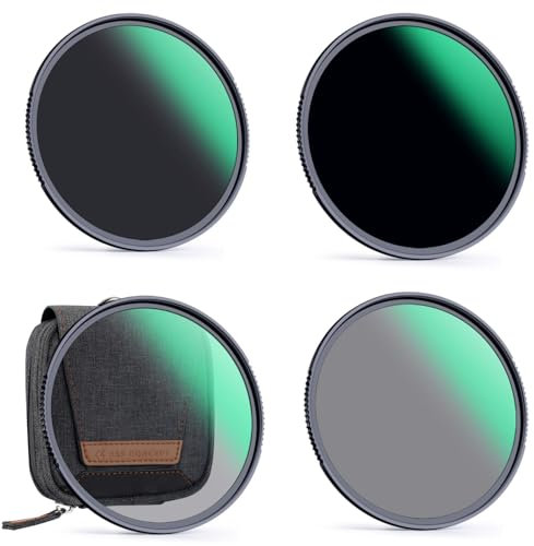 K&F Concept ND Filterset 52mm Neutral Graufilter Set ND4+ND8+ND64+ND1000 ND Filter Kit