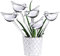 5 Pcs Bird Shape Plant Waterer Plastic Plant Watering Globes Self-Watering Bulbs Large Garden Watering Stakes Automatic Irrigation Device for Indoor Outdoor Plants