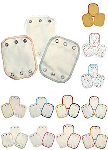 Bodyverlängerungen 3-er Set - Material: Bio Baumwolle - Farbe/Muster: Natur, Weiß/Beige/Grau
