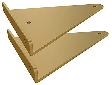 FSCLJ Regalträger, Regalwinkel Schwerlast Regal-Bodenträger Tablarträger Regal-Halterungen FachbodenTräger, für Wandmontage Studienraum Wohnzimmer