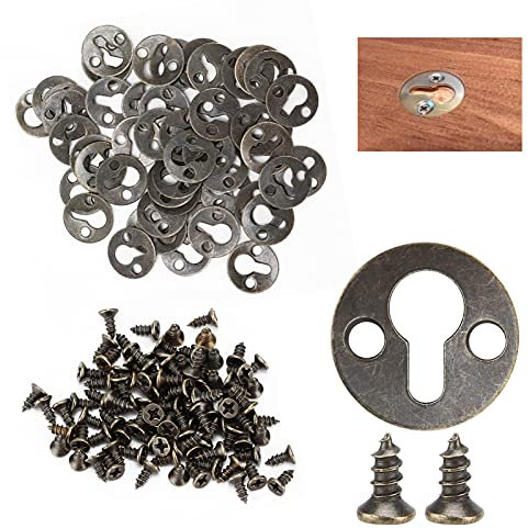 50 Pezzi Kit di Ganci per Cornici per Foto,Ganci per Quadri Invisibile,Ganci per Appendere Foto con 100 Viti,per Foto Ganci Quadri Ganci Fissaggio Ganci Cornici Quadri Gancetti
