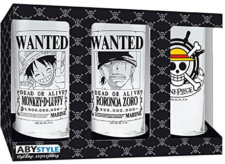 ABYSTYLE ONE PIECE - Set de 3 verres