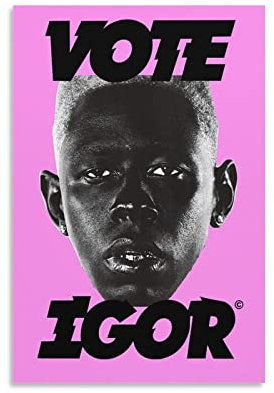 DSGDSF Igor Poster Tyler The Creator Leinwand-Kunstposter und Wandkunstdruck, modernes Familien-Schlafzimmer-Dekoration, Poster, 50 x 75 cm