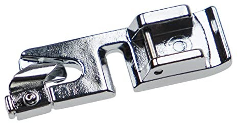 vhbw Rollsaumfuß 3 mm für alle gängigen Nähmaschinen z.B. kompatibel mit Singer, Brother, Janome - Universal Nähfuß