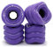 Shark Wheel 60mm 78a, Skateboard Cruising Wheels, California Roll, lila, 4 Stück