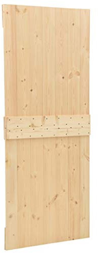 Wakects Eingangstür aus Holz, Zimmertür, einfach zu montieren, für Wohnzimmer