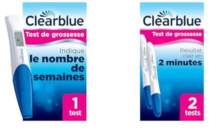 Test De Grossesse Clearblue Pratique Et Rapide + Test d’Ovulation Clearblue Digital
