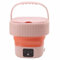 Mini machine à laver portable, mini machine à laver pliante 6L 12V pour chaussettes Prise UE