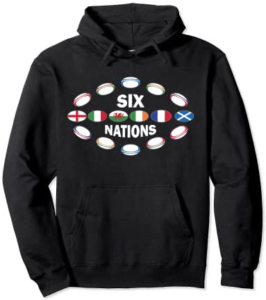 Rugby Six Nations T-Shirt Pullover Hoodie