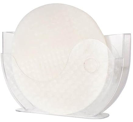 Breadom Reispapier-Wasserschale mit Seitentaschenhalter, für bis zu 27 cm Reispapier, 33 Unzen Wasser, Kunststoff, Orientalisch, Frühlingsrollen-Schale