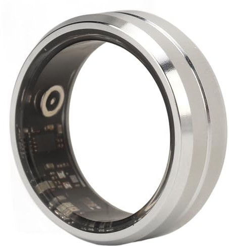 ASHATA Smart Ring Health Tracker, Gesundheits-Tracker-Ring Zur Überwachung der Fitness-Schlaf-Herzfrequenz, Schrittzählung, Fernfotoaufnahme, IP68 Wasserdichter Smart-Gesundheitsring