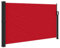 vidaXL Toldo Lateral retráctil Rojo 120x500 cm
