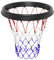 jileijar Tragbares Basketballnetz, einfach zu installierendes Basketballnetz, abnehmbares Basketballnetz, Ersatz für randlose Körbe, leicht für Indoor-Outdoor-Sportarten