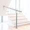 ISOISL Barandilla de entrada de acero inoxidable, 180 cm, pasamanos para escaleras, pasamanos de pared, barandilla para escaleras, exterior e interior