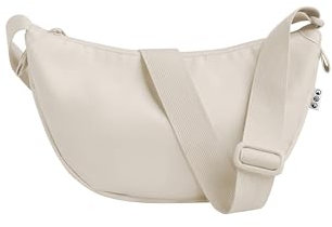 SONS OF ALOHA Half Moon Bag Borsa a tracolla HOKU in plastica marina riciclata | Mezzaluna Festival impermeabile | Elegante borsa a tracolla con tracolla regolabile