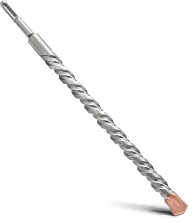 MOXPIFY 18 x 350 mm SDS Plus Broca con doble hélice, para hormigón, piedra, piedra natural