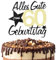 JIEYAO Torten Deko 60 Geburtstag,Glitzer Tortendeko Alles Gute zum Geburtstag 60 Cake Topper 60th Birthday Kuchendeko 60. Geburstagstorte Deko Gold Schwarz Frauen Männer(60)