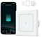 MIUCDA Smart Lichtschalter WiFi Unterputz Schalter 1 Wege Wandlichtschaltern Kompatibel mit Alexa und Google Home Work mit Tuya (Neutrale Leitung benötigt)