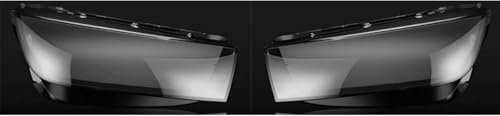 YPZJJBLD Doppelpack LED-Scheinwerfer Rahmen Abdeckung für Audi Q5 2019 2020 2021 2022 2023 | Hochwertiger Thermoplast mit Anti-Scratch Coating & Staubschut,B-Right