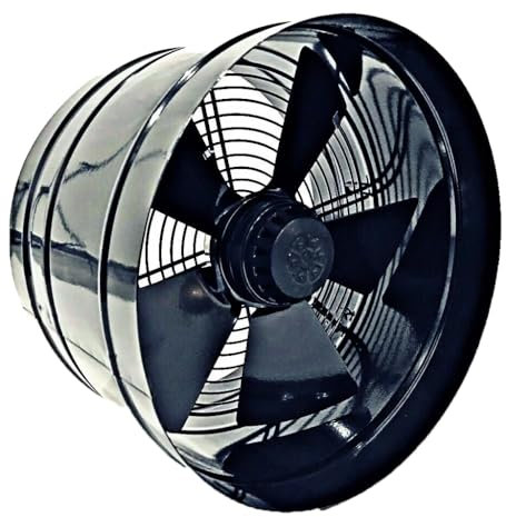 BORAX 250 mm Rohrventilator Axial Rohrlüfter Rohr Ventilator/Lüfter Zuluft Abluft