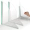 2 PCS Shower Splash Guard, Splash Guard for Bathtub, Self-Adhesive Clear Bathtub Corner Splash Guard, Guards to Keep Water in Shower, Large Shower Blocker Washbasin, Tubs, Sinks(Acrylic)