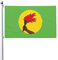 Flagge von Zaire (1971–1997), 90 x 150 cm, leicht, für den Außenbereich, dekorative Flagge, Willkommensbanner