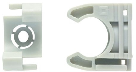 Legrand 031360 IRL Lyre Tube avec Fixation des Tubes par Simple Clipsage, Ø16mm, Gris