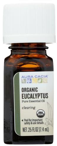 Pack of 1 x Aura Cacia Organic Eucalyptus - .25 oz