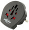 ANSMANN Reiseadapter World to EU / Reisestecker mit Schutzklasse 1 & 2 / Idealer Stecker für Reisen in Länder mit Schuko-Standard / Ideal für Reisende aus USA China Australien Italien UK Schweiz