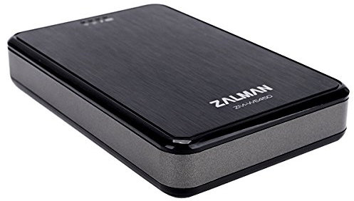 Boîtier Disque Dur sans Fil Zalman ZM-WE450 (6,4 cm (2,5’’), SATA, USB 3.0) avec Batterie Power Bank (5 200 mAh), Noir