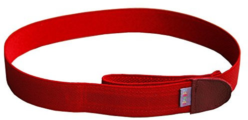 Ed&Kids Kindergürtel Ohne Schnalle Elastisch Größenverstellbar uni rot Größe L