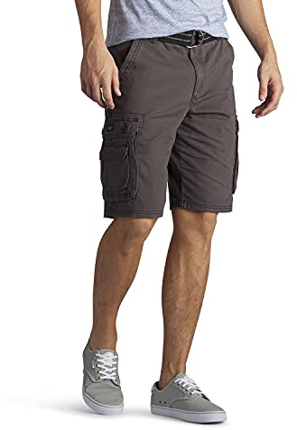 Lee Mens Dungarees New Belted Wyoming Cargo Shorts, Shiner, 42 US